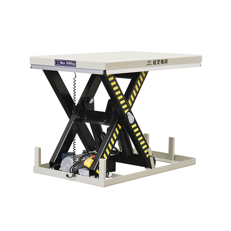 Table élévatrice électrique à ciseaux stationnaire 2 tonnes