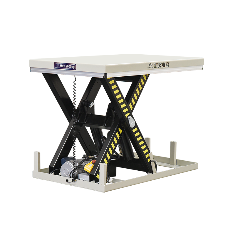 Table élévatrice électrique à ciseaux stationnaire 2 tonnes