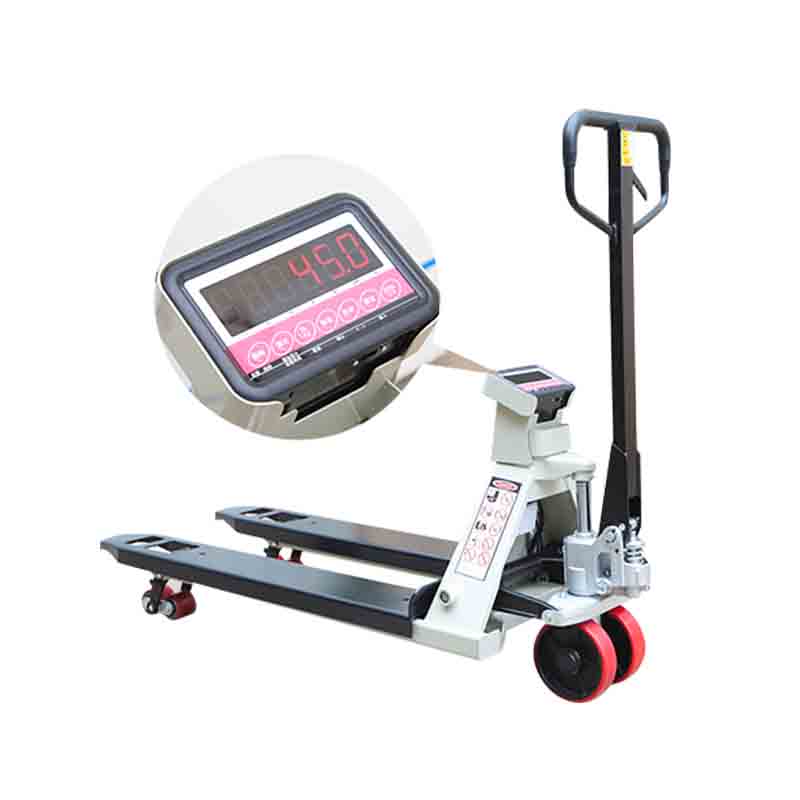 Transpalette hydraulique manuel de 3 tonnes avec échelle de poids